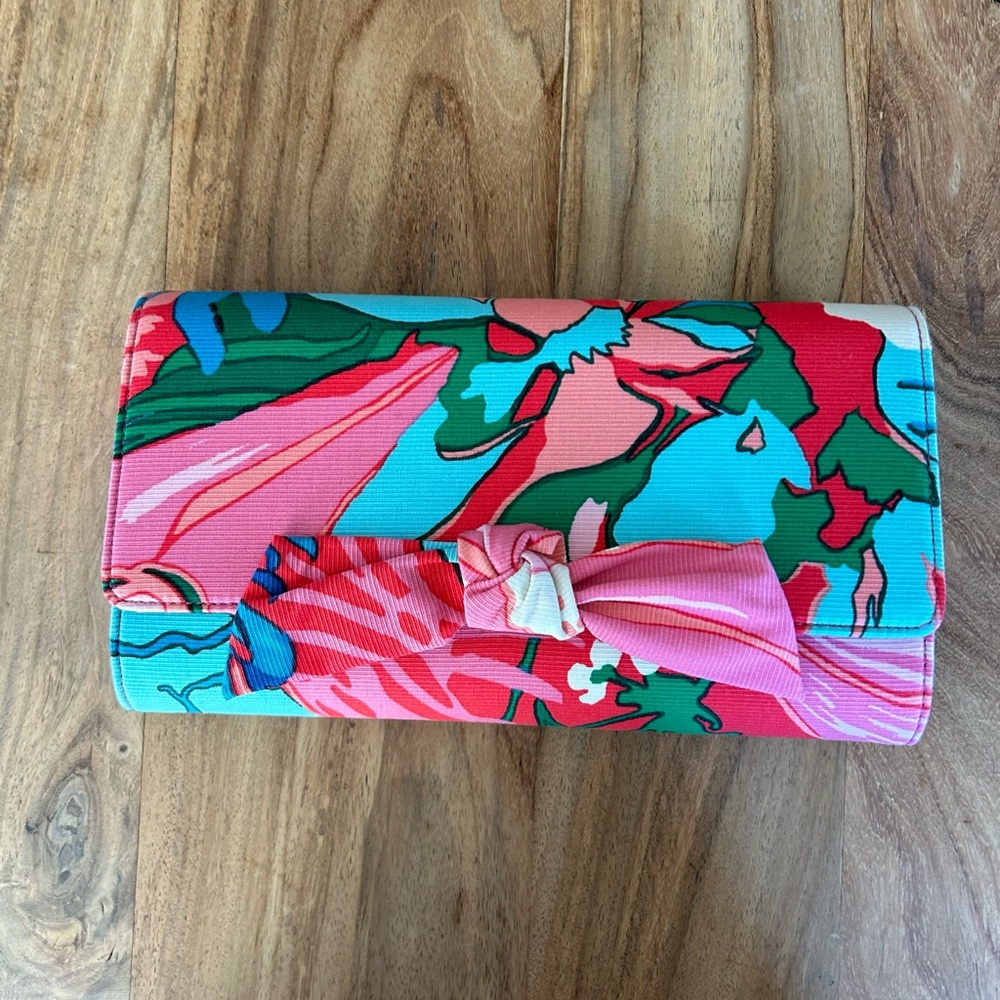Talbots multi-colored clutch bag. Brand new with original tags. Never used
